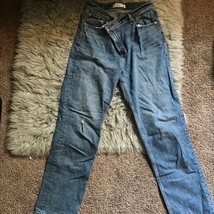 Abercrombie crossover straight leg jean